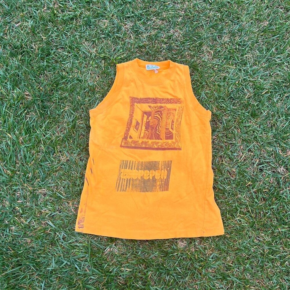 90s tank y2k abstract art mens size xs
